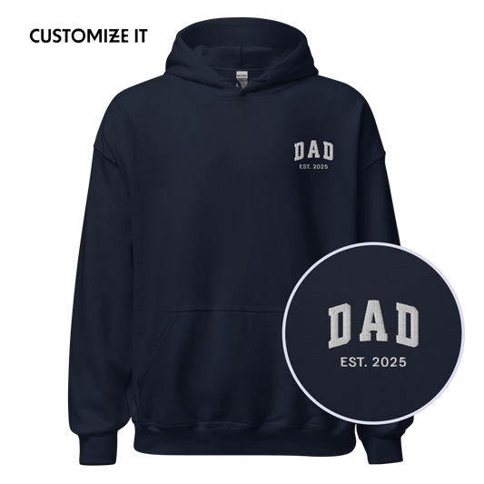 CUSTOM YEAR Dad Embroidered Hoodie