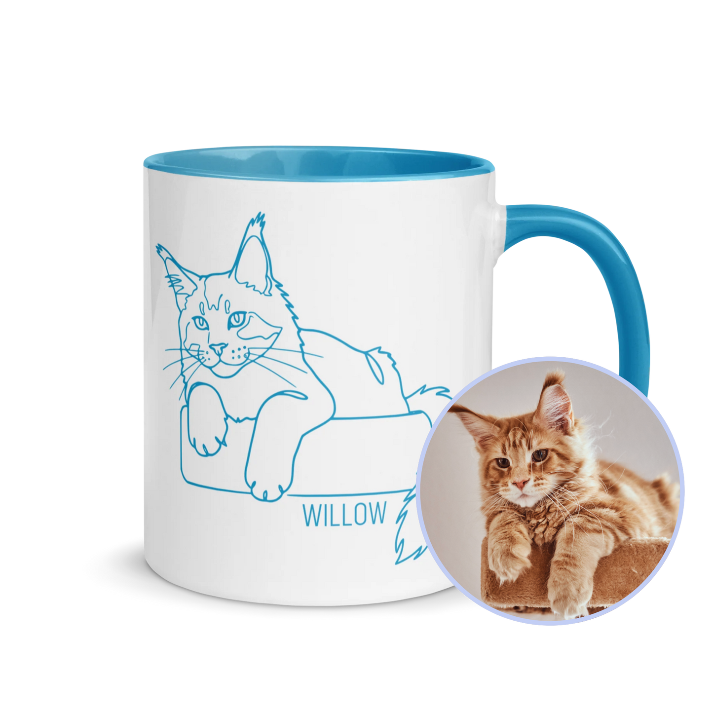 YOUR PET Portrait Color Mug