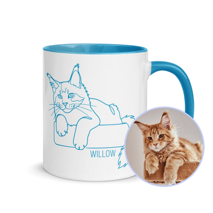 YOUR PET Portrait Color Mug