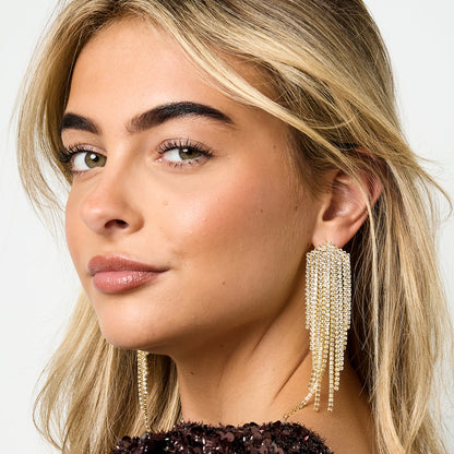 Copper Dangle Earrings Geometric Elegant Christmas Luxurious Series Women's jewelry