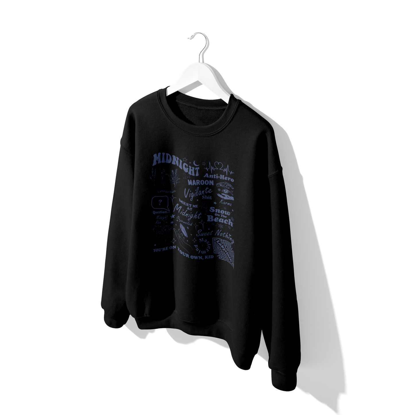 Midnights Lyrics Taylor Crewneck Sweatshirt