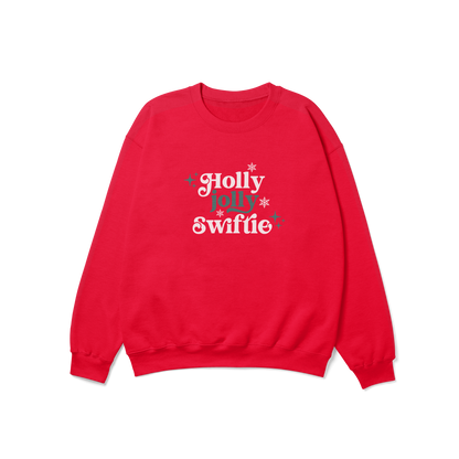 Holly Jolly Swiftie Christmas Crewneck Sweatshirt