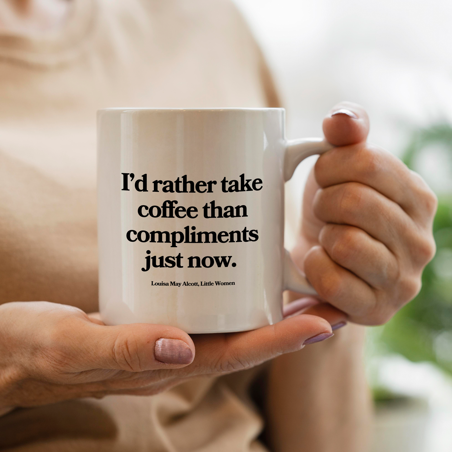 I'd Rather Take Coffee Little Women Mug