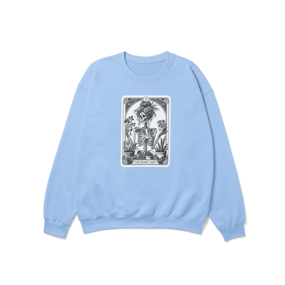 The Plant Lady Funny Tarot Card Crewneck Sweatshirt