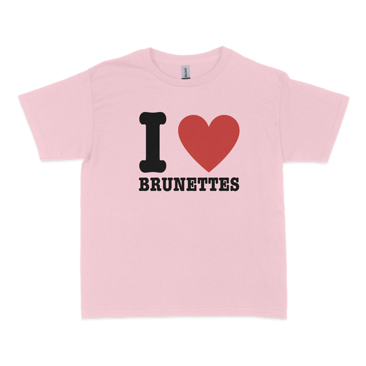 I Love Brunettes Baby Tee