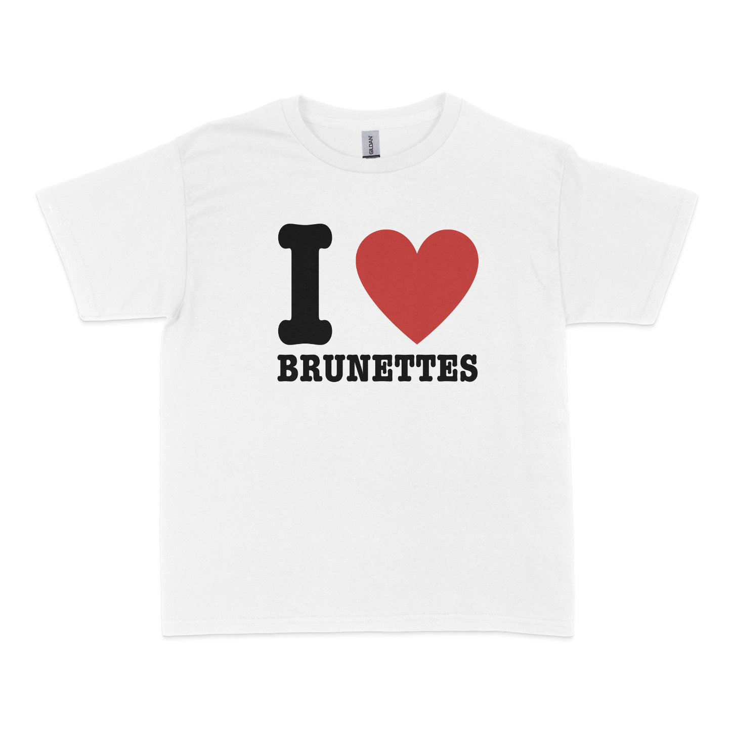 I Love Brunettes Baby Tee