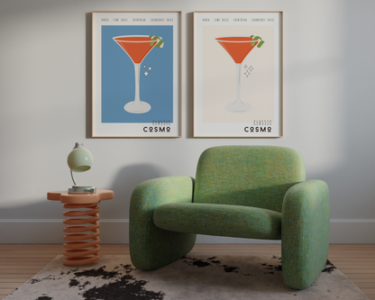 Cosmopolitan Cocktail Poster