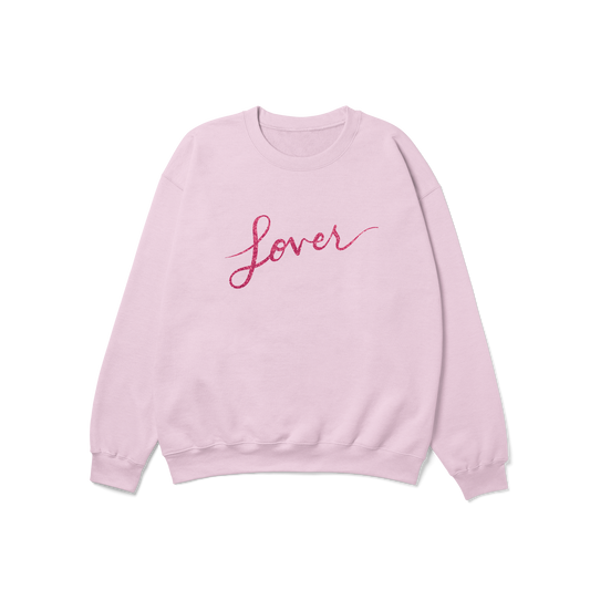 Lover Glitter Logo Taylor Swift Crewneck Sweatshirt