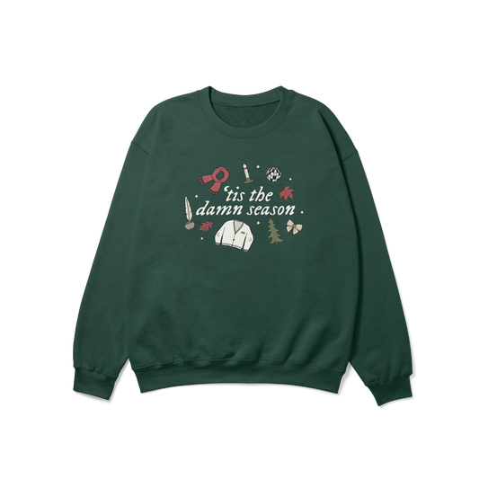 ‘Tis The Damn Season Christmas Crewneck Sweatshirt