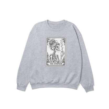 The Stoner Funny Tarot Card Crewneck Sweatshirt