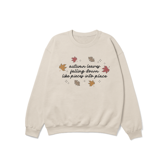 Autumn Leaves Falling All Too Well Crewneck Sweatshirt