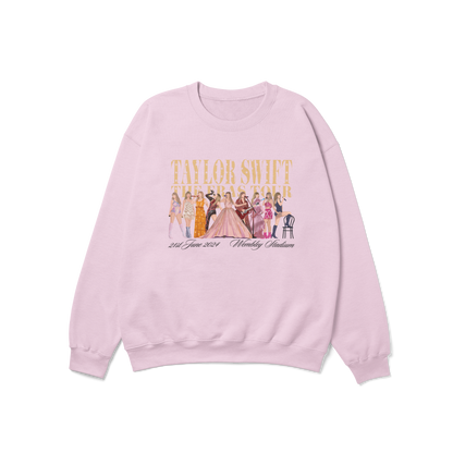 Custom Eras Tour Iconic Outfits Taylor Swift Crewneck Sweatshirt