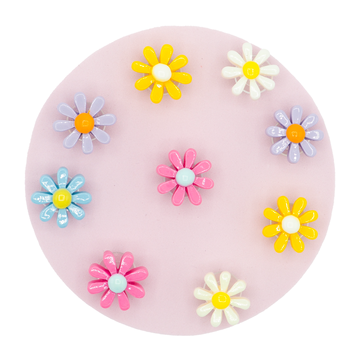 Pastel Daisy Flowers Crocs Charms