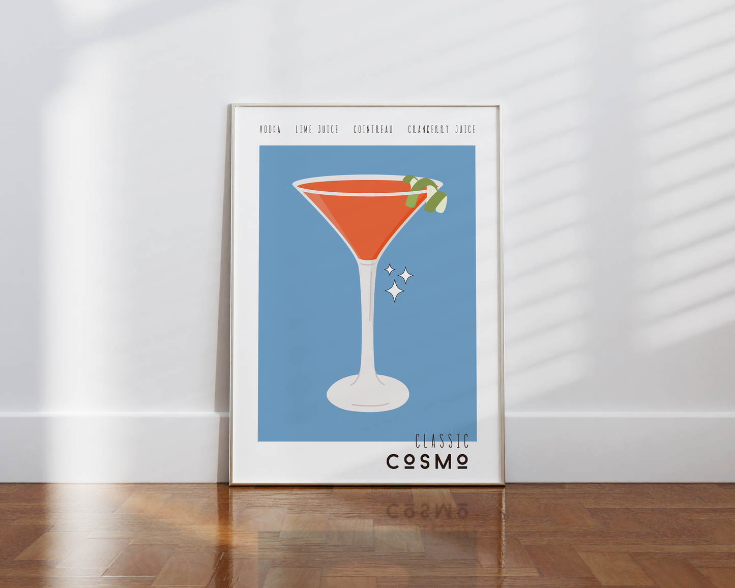 Cosmopolitan Cocktail Poster
