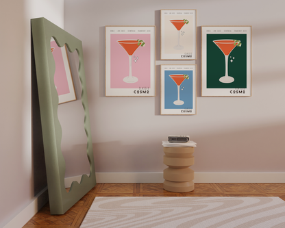 Cosmopolitan Cocktail Poster