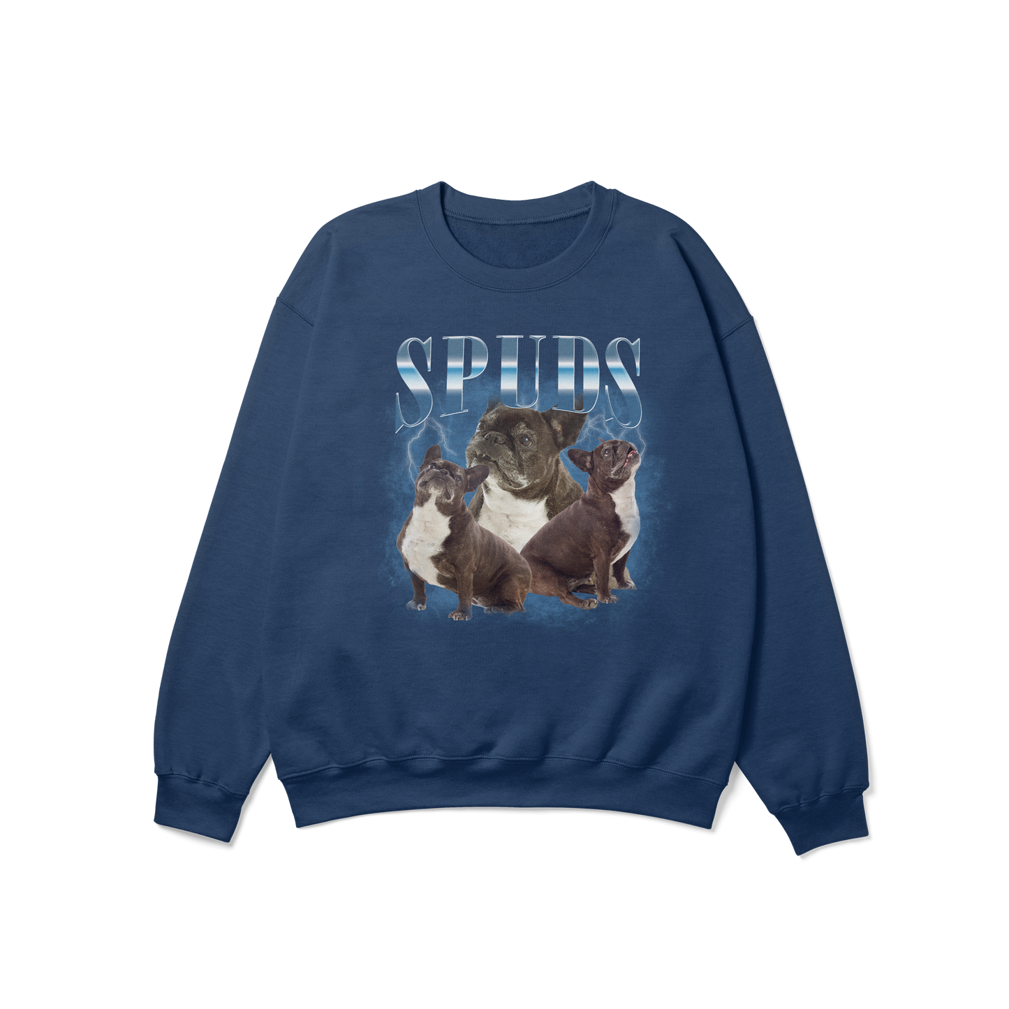 CUSTOM Your Pet 90s Retro Bootleg Crewneck Sweatshirt