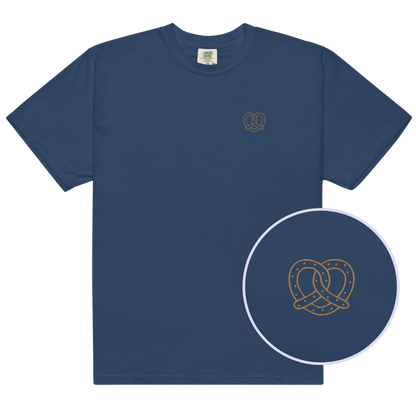 Pretzel Embroidered Premium T-Shirt