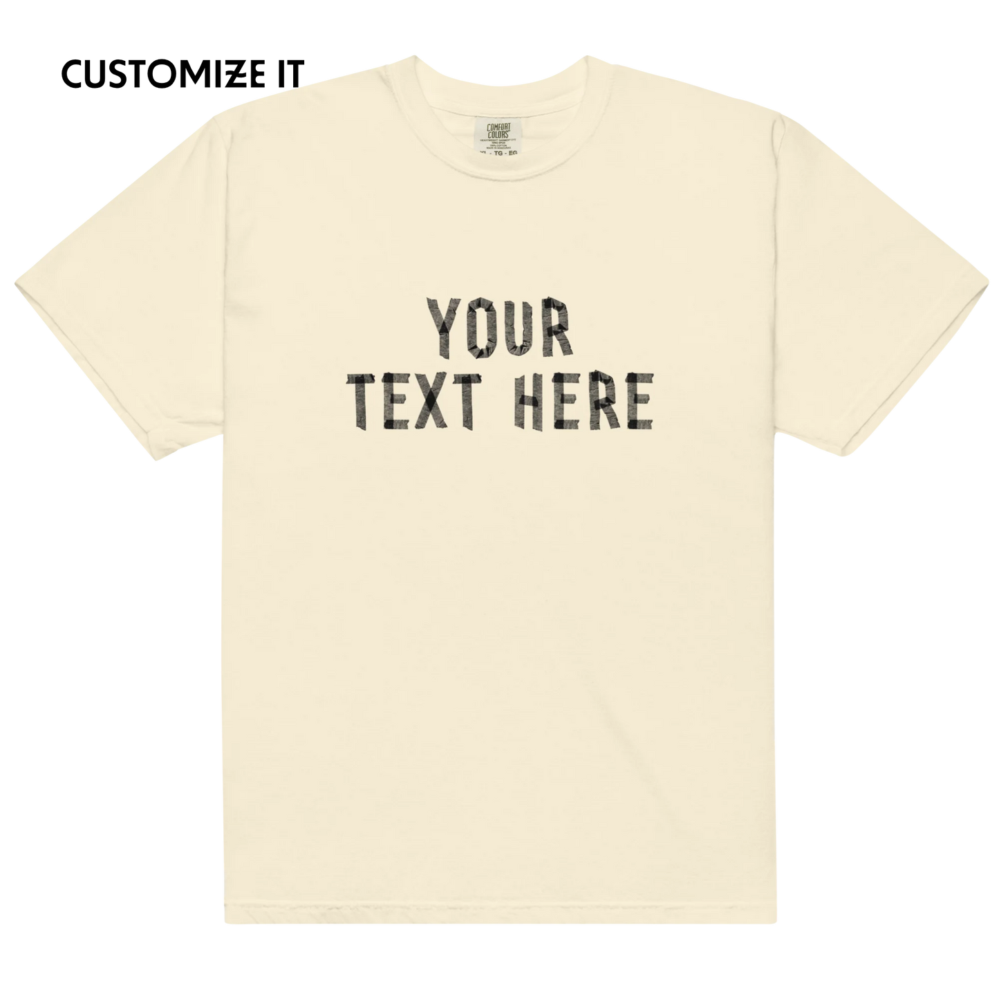 CUSTOM Your Text Taped Up Classic T-Shirt