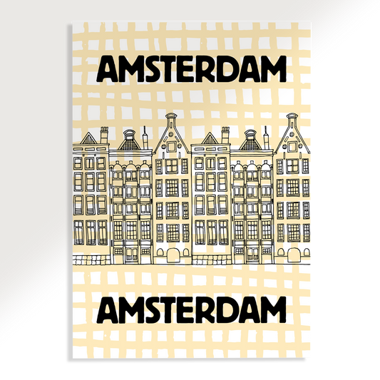 Amsterdam Checkered Poster