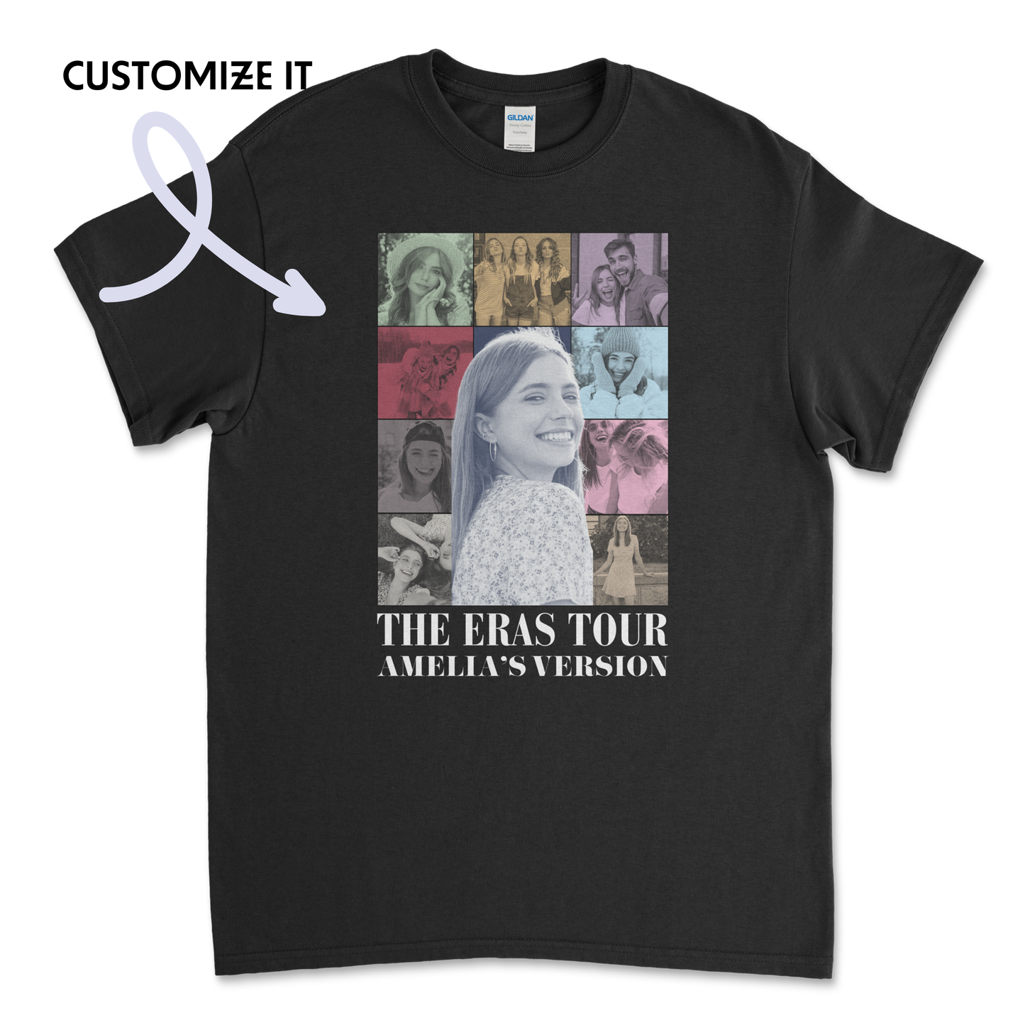 Custom Eras Tour Taylor Swift T-Shirt