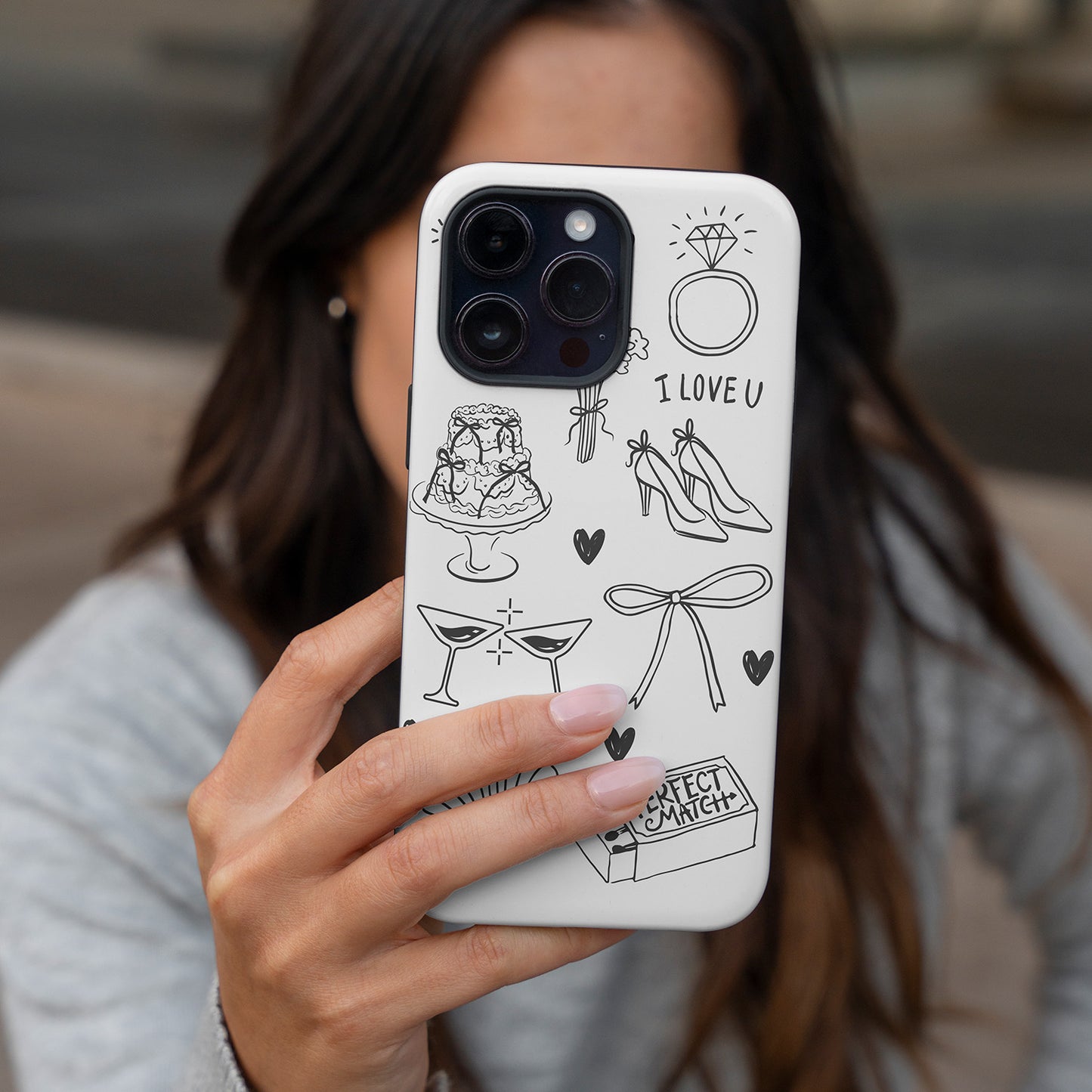 Engaged AF Bridal iPhone Case