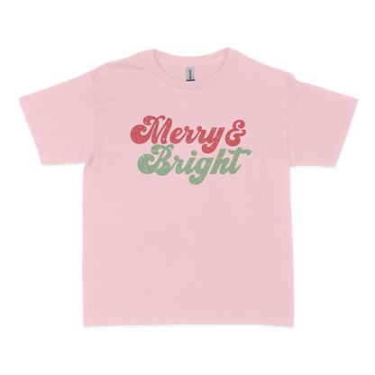 Merry & Bright Christmas Baby Tee