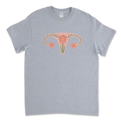 Uterus in Bloom Feminist T-Shirt