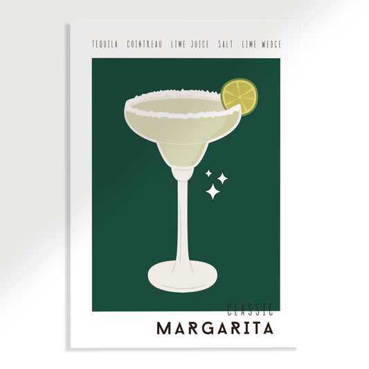 Margarita Cocktail Poster