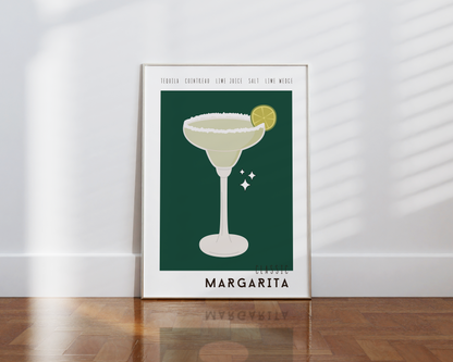 Margarita Cocktail Poster