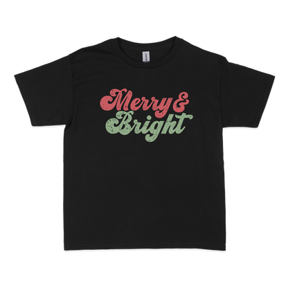 Merry & Bright Christmas Baby Tee