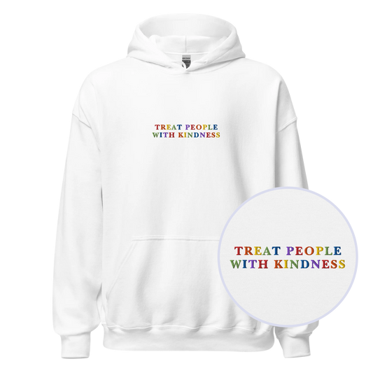 Treat People With Kindness Embroidered Hoodie