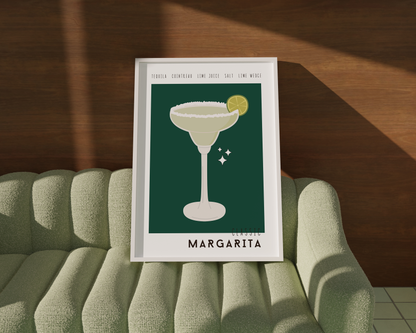 Margarita Cocktail Poster