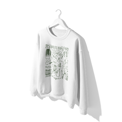 folklore Album Tracks Taylor Crewneck Sweatshirt