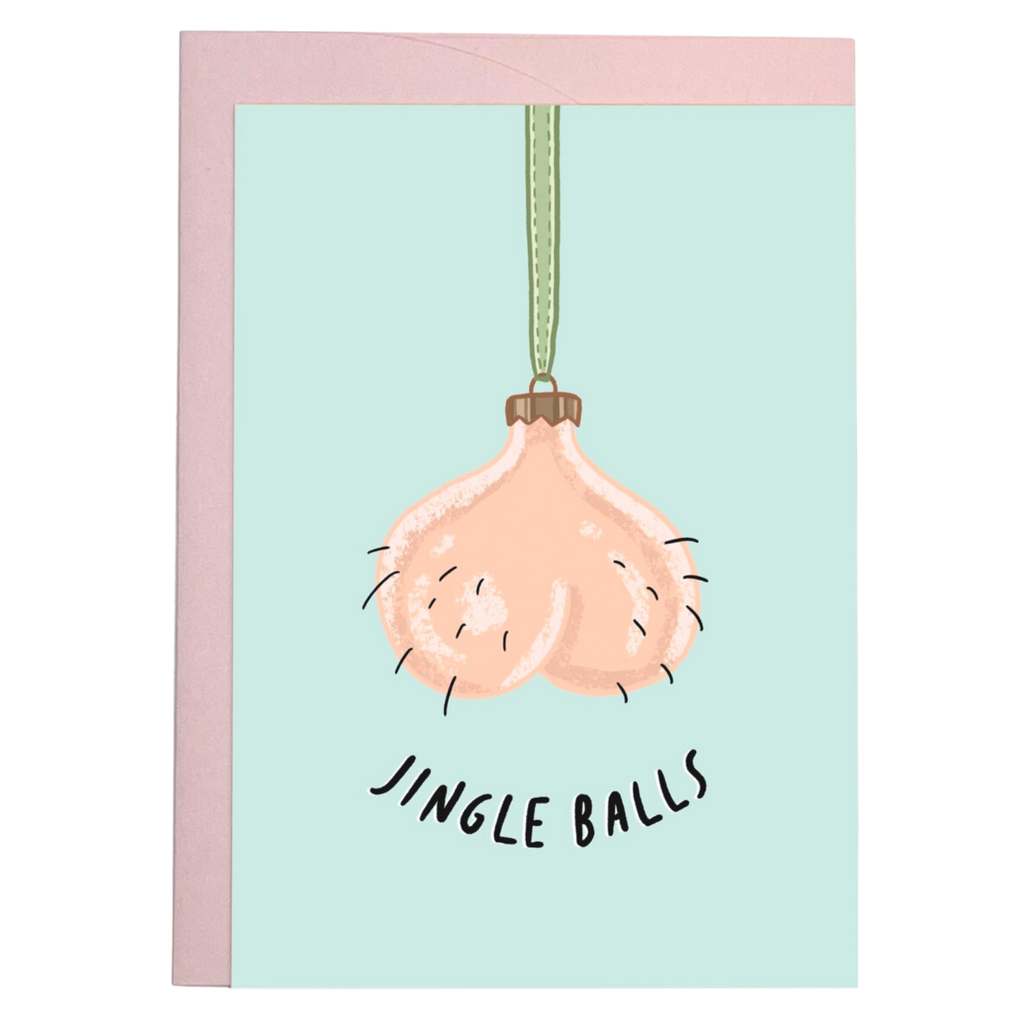 Jingle Balls Christmas Card