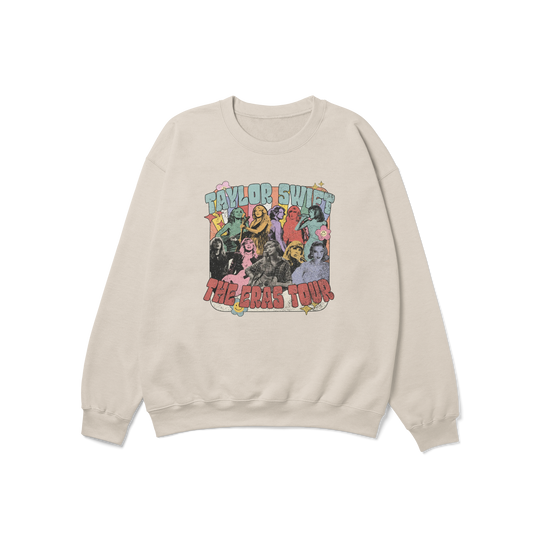 The Eras Tour Retro-Style Crewneck Sweatshirt