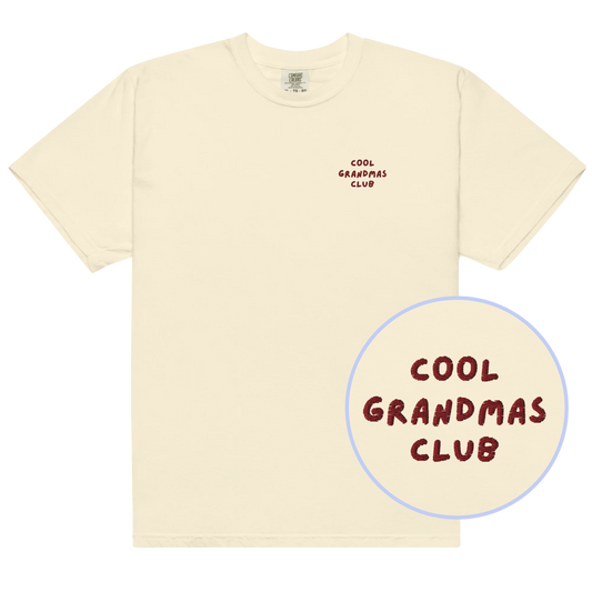 Cool Grandmas Club Embroidered Classic T-Shirt