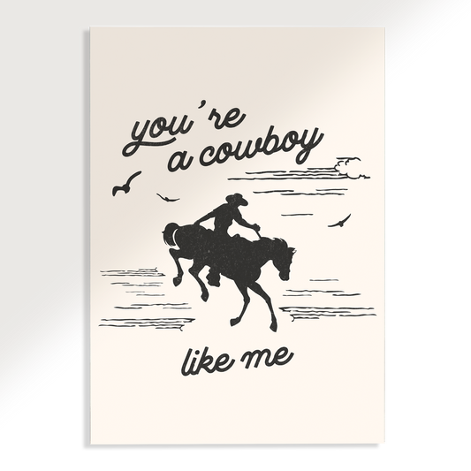 Cowboy Like Me Poster Taylor Swift