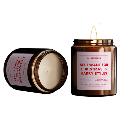 All I Want for Christmas is Harry Styles Candle