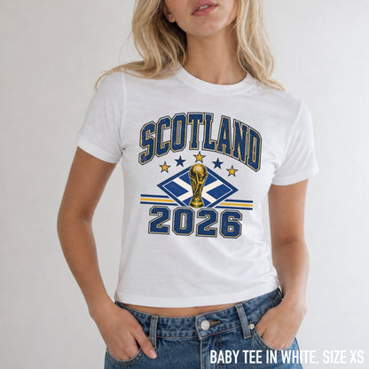 Scotland 2026 Football World Cup Baby Tee