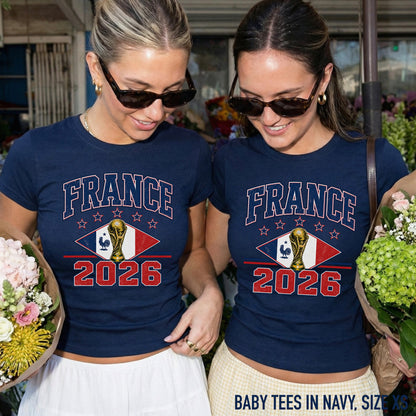 France 2026 Football World Cup Baby Tee