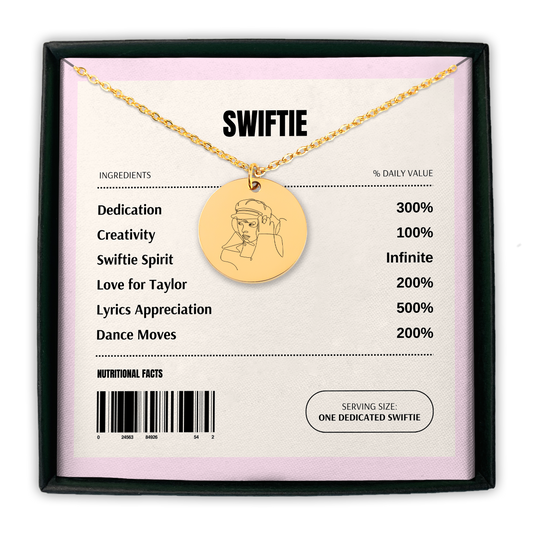 Taylor Swift Swiftie Coin Necklace
