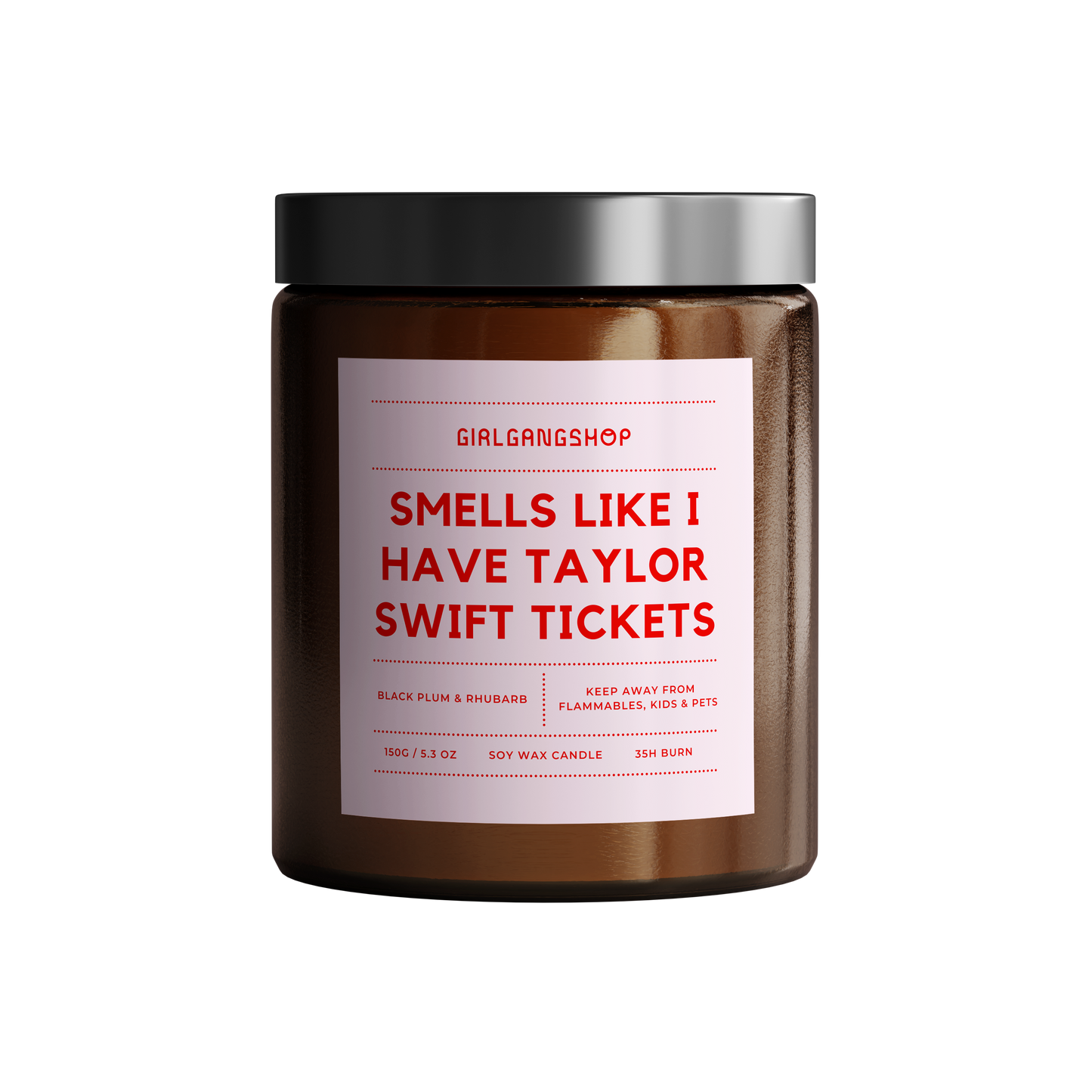 Smells Like Taylor Swift Tickets Candle