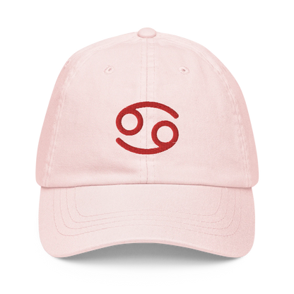 Embroidered Zodiac Symbol Pastel Baseball Cap