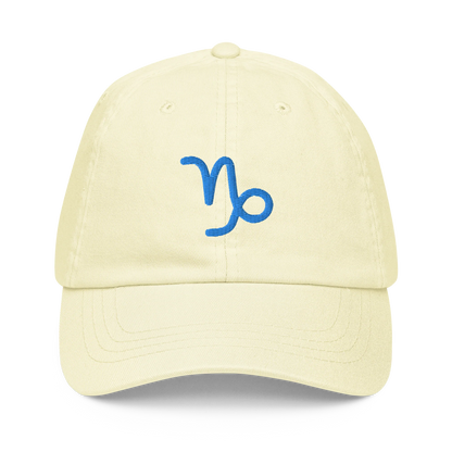 Embroidered Zodiac Symbol Pastel Baseball Cap