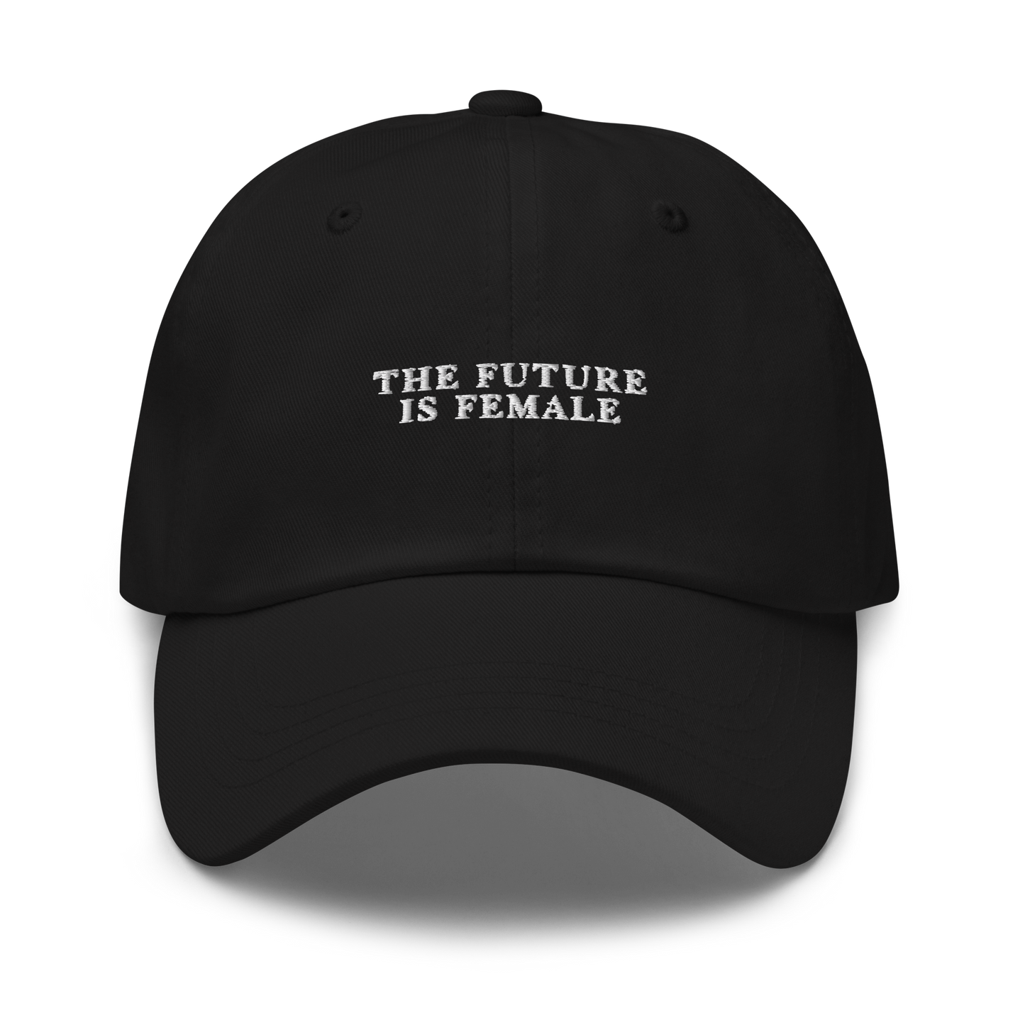 The Future is Female Feminist Embroidered Dad Hat