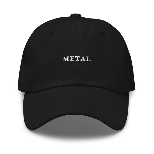 Metal Music Embroidered Dad Hat