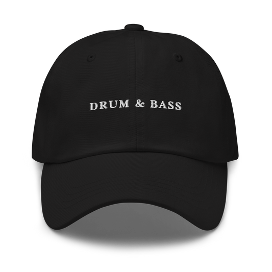 Drum & Bass Music Embroidered Dad Hat