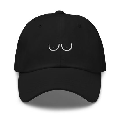 Boobs Feminist Embroidered Dad Hat