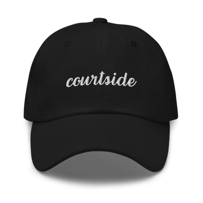 Courtside Tennis Embroidered Dad Hat