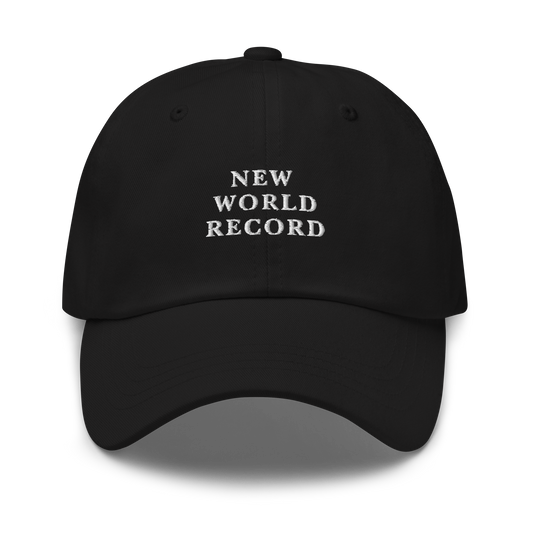 New World Record Olympics Embroidered Dad Hat